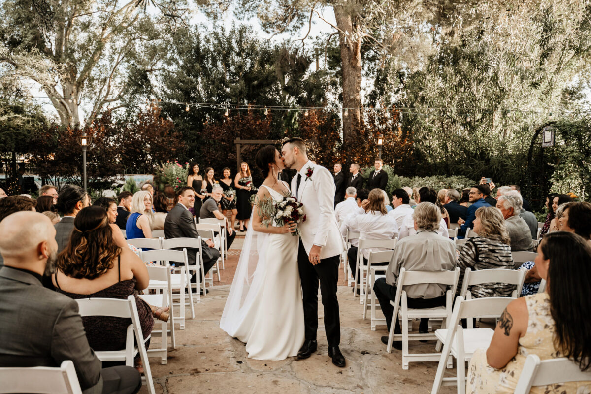 Photograph of a wedding ceremony