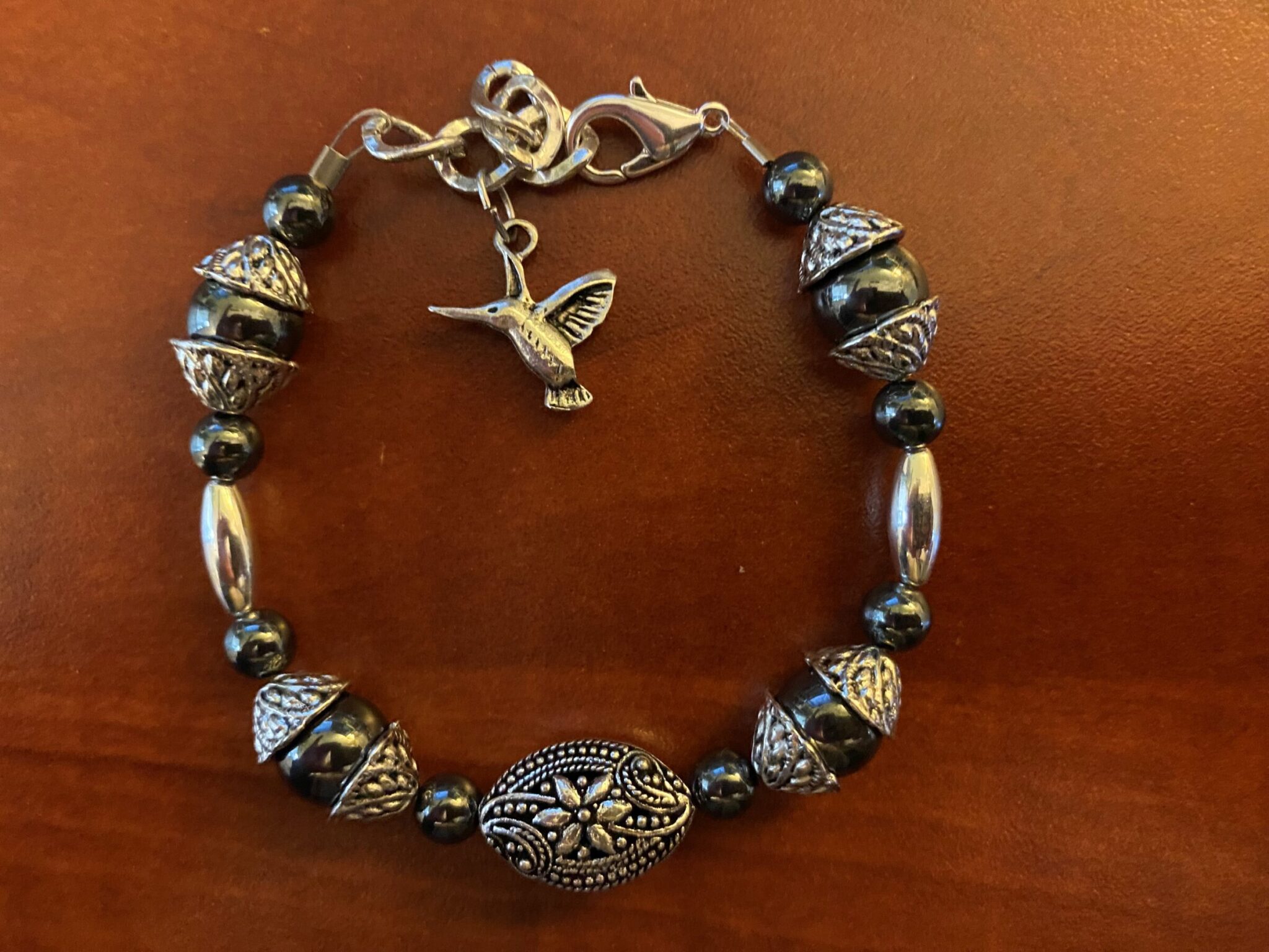 Silver and Onyx Beaded Bracelets - Tucson Botanical Gardens