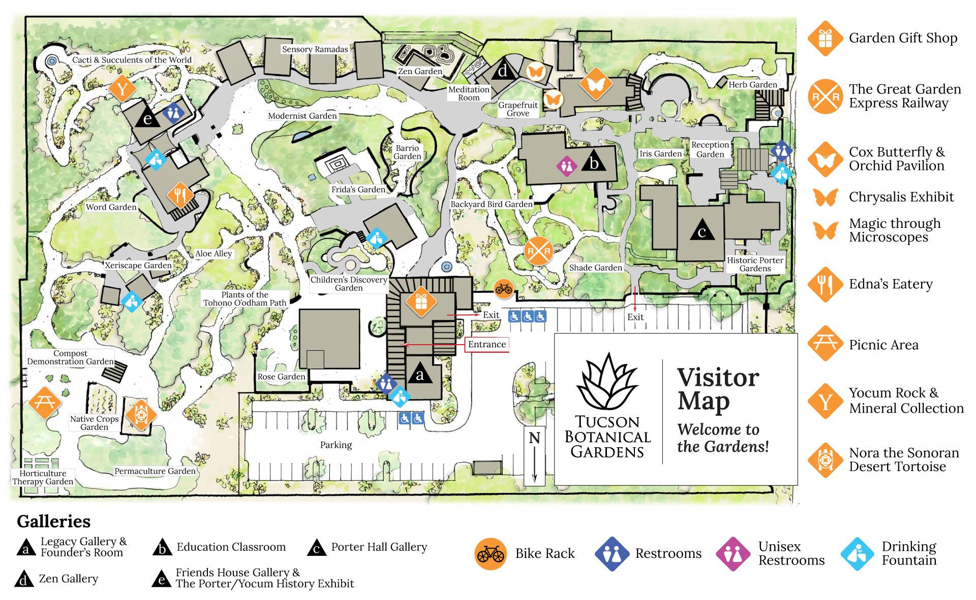 The Gardens & Map - Tucson Botanical Gardens